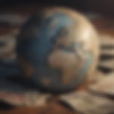 Map highlighting international collaboration in fighting financial crime