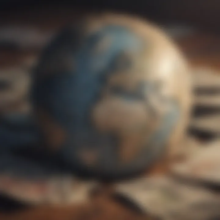 Map highlighting international collaboration in fighting financial crime