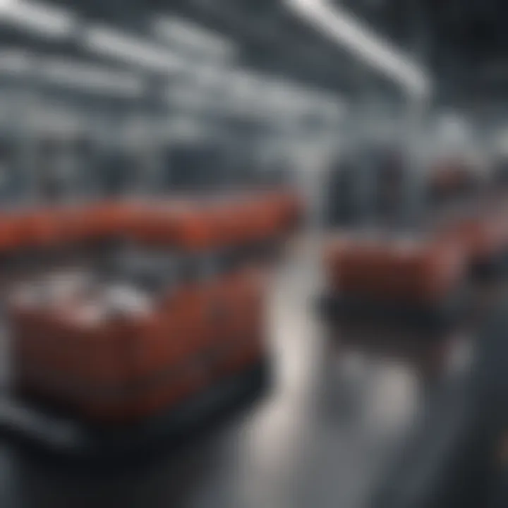 Electric car battery manufacturing facility