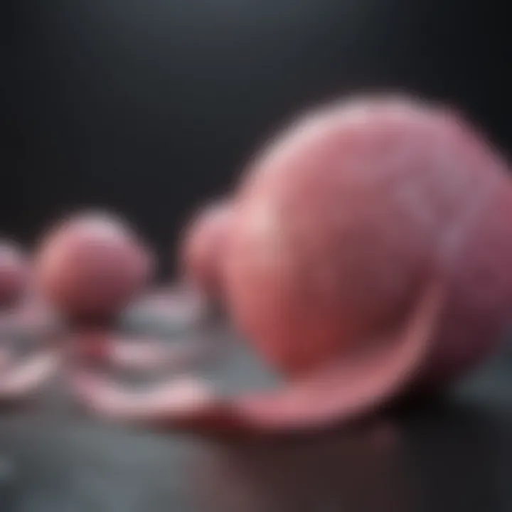 Graph depicting survival rates for breast cancer stages