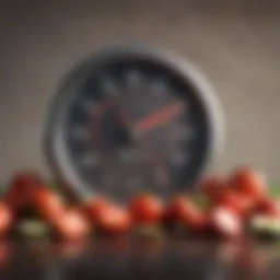 A serene environment illustrating the concept of fasting.