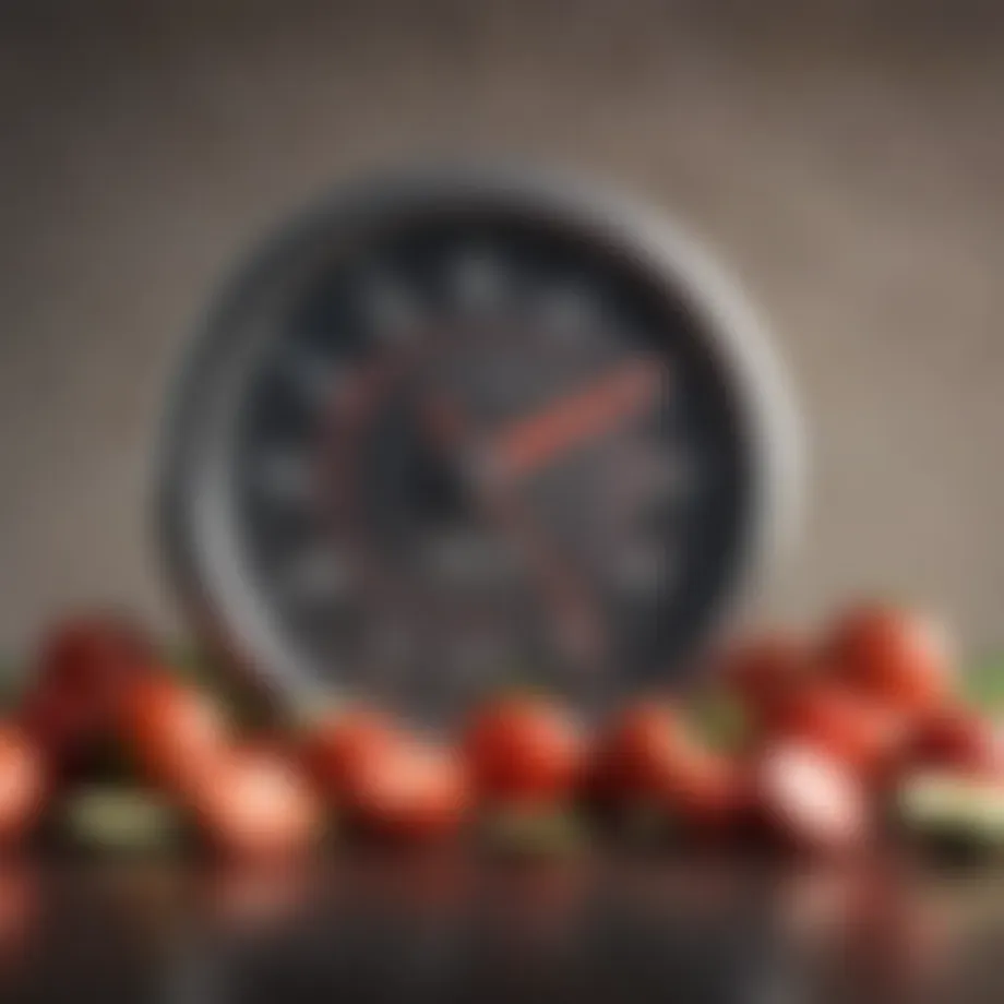 A serene environment illustrating the concept of fasting.