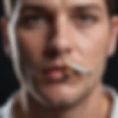 Health Risks of Smoking with Nicotine Therapy Graph showing health risks of smoking and nicotine replacement therapy