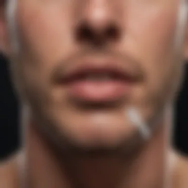 Proper Application of Nicotine Patch Nicotine patch placement on skin