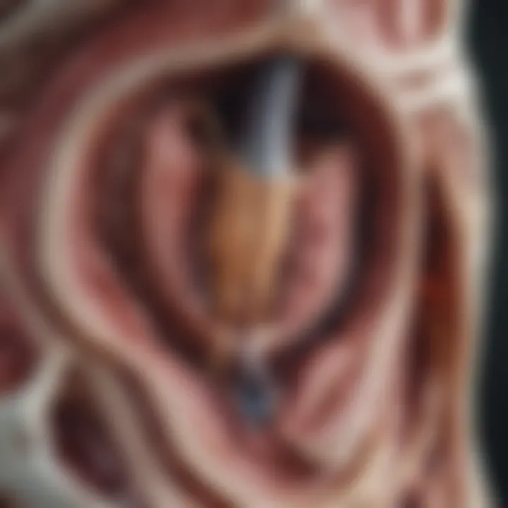 Detailed illustration of the peritoneal cavity anatomy