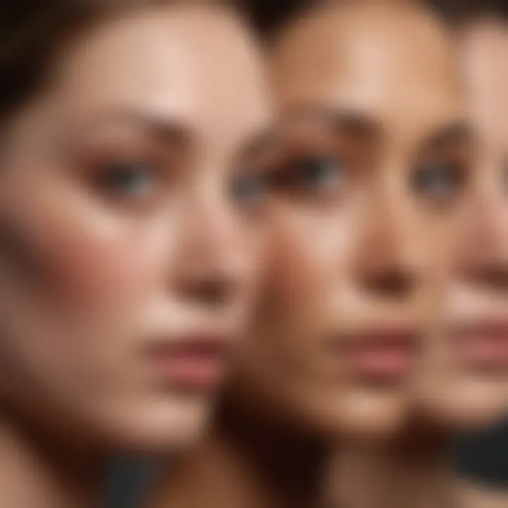 An artistic depiction of societal perceptions of skin tone variation