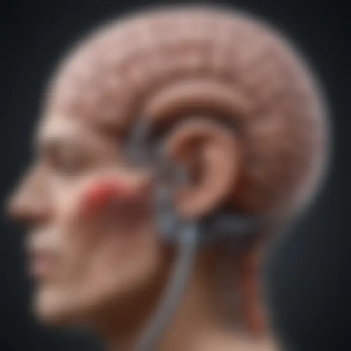 Graph showing cognitive effects of sleep apnea on brain function