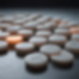 Detailed view of Ativan tablets showcasing dosage options