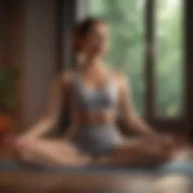 Yoga for Symptom Alleviation Yoga pose promoting relaxation and circulation