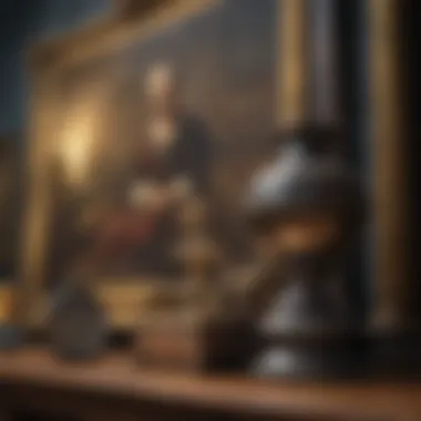 Historical Perspectives: Art Through Time Historical paintings displayed in a museum setting