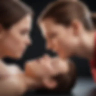 Graphic illustrating the differences between adult and pediatric CPR techniques