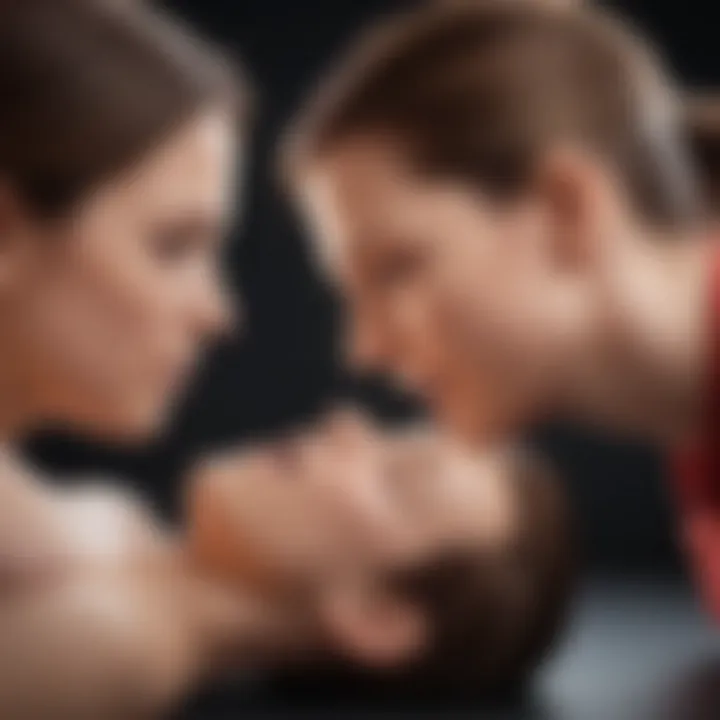 Graphic illustrating the differences between adult and pediatric CPR techniques