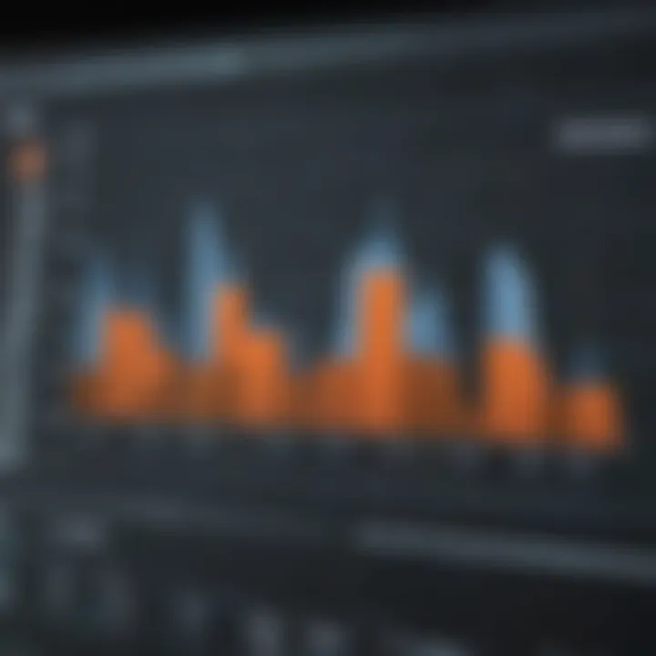 Graph showcasing data visualization features in Excel