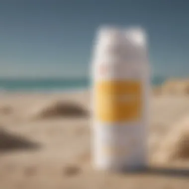 Understanding Sunscreen Ingredients Close-up of sunscreen ingredient labels