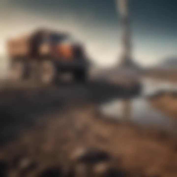 Environmental impacts of lignite drilling mud usage