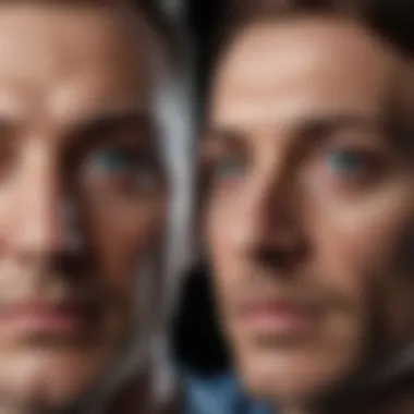 Understanding Double Vision After Surgery Graphic representation of double vision, illustrating the perception of overlapping images