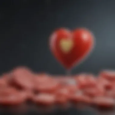 A graphic illustrating the impact of saturated fat on cardiovascular health.