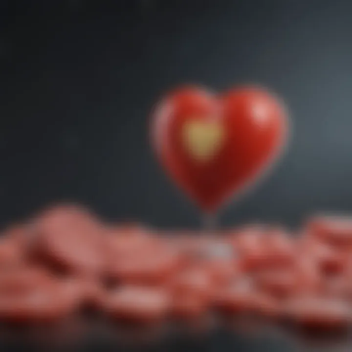 A graphic illustrating the impact of saturated fat on cardiovascular health.