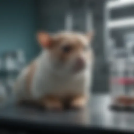 Laboratory setting highlighting animal welfare standards