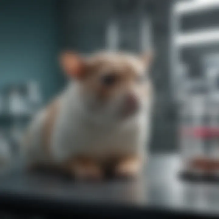 Laboratory setting highlighting animal welfare standards