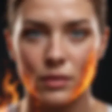 Medical Conditions Related to Burn Sensations Visual representation of various medical conditions associated with burning sensations