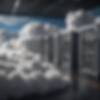 Private Cloud Infrastructure Illustration of a private cloud setup