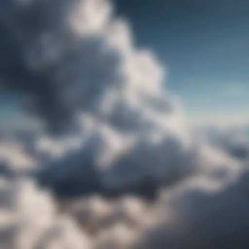 Visual representation of public cloud computing