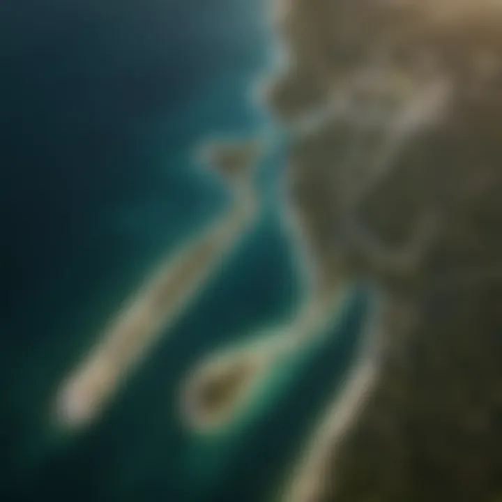 Aerial view of the Florida Keys showcasing pristine waters