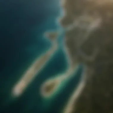 Aerial Perspective of the Florida Keys Aerial view of the Florida Keys showcasing pristine waters