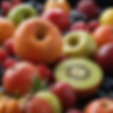 Low Carbohydrate Fruits A colorful display of low carbohydrate fruits, emphasizing their appeal and nutritious value.