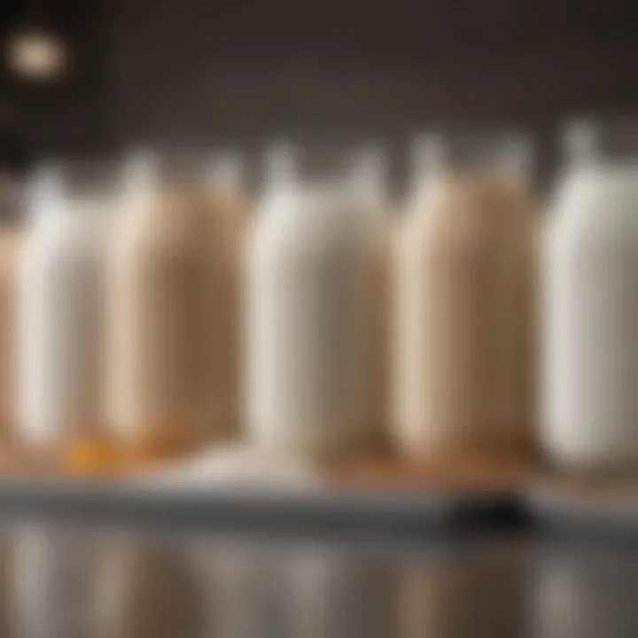 Nutritional comparison of low sodium milk alternatives