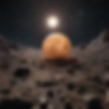Lunar Impact on Biological Processes Scientific diagram illustrating lunar impact on biology