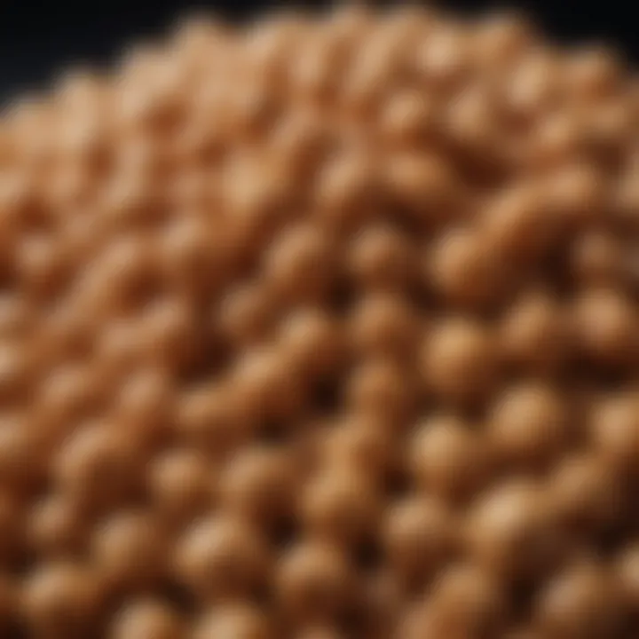 Close-up of natto showcasing its unique texture and appearance