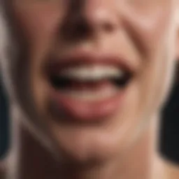 Diagram illustrating the symptoms of Burning Mouth Syndrome