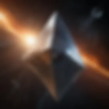 Concept Art of a Solar Sail Mission Concept art showcasing a solar sail mission in deep space