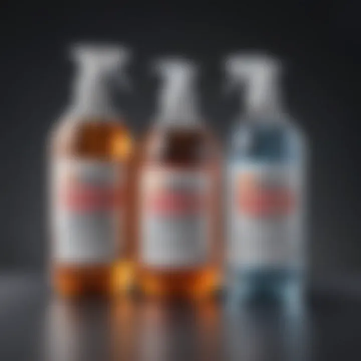 Comparison of solvent and alternative cleaning agents