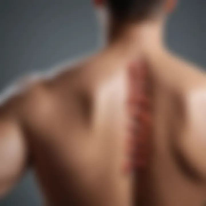 Chart illustrating the validity and reliability of back pain questionnaires in clinical practice