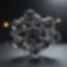 Scientific representation of ECGC molecular structure