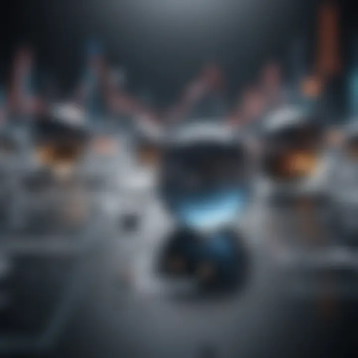 Abstract representation of business trends