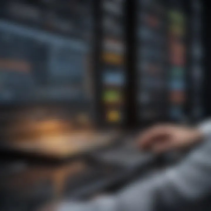 Financial transactions being processed in an in-memory database environment