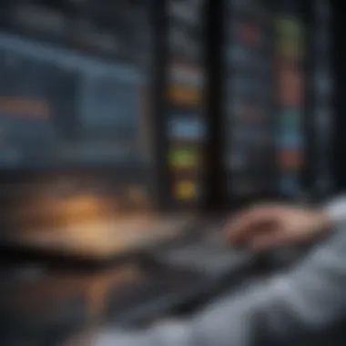 Financial Transactions Processing Financial transactions being processed in an in-memory database environment