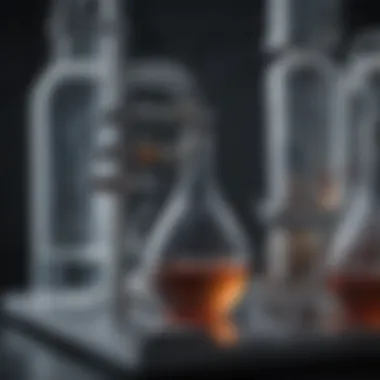 Key Components of a Water Distillation Unit Detailed diagram of a laboratory water distillation unit showcasing key components