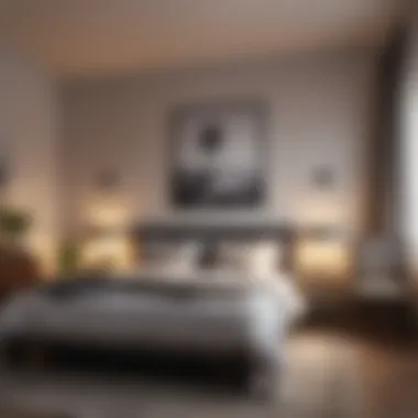 A Relaxing Bedroom Environment Cozy bedroom ambiance promoting relaxation
