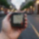 A GPS tracker device showcasing its user-friendly interface