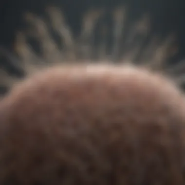 Biological Mechanisms Governing Hair Growth Diagram showing biological mechanisms of hair growth