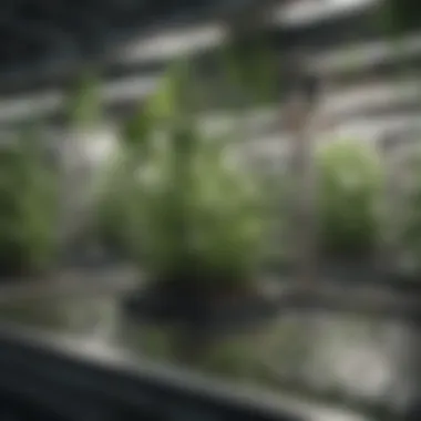 Visualization of hydroponic systems utilizing Hoagland solution