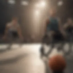 Students participating in adaptive sports activities