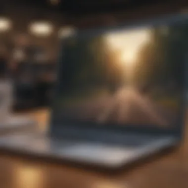 Interactive Educational Content on Laptops Close-up of a laptop displaying educational content