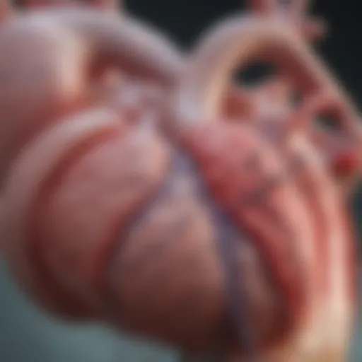 Visual representation of atrial fibrillation and its effects on the heart