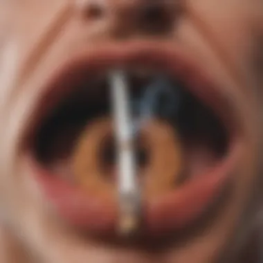 Chart showing long-term effects of quitting smoking